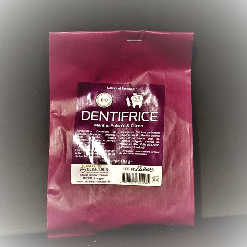Recharge dentifrice bio 130g